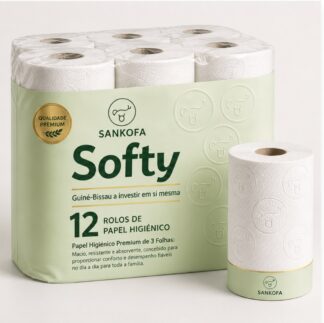 Softy Premium Papel Higiénico 12 rolos (3 folhas)